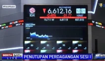 IHSG Turun 0,38% ke 7.070, Lima Saham Paling Melemah di Sesi 1