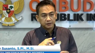 Ironi Ketua Ombudsman RI Hery Susanto Ditangkap Kejagung Saat Karangan Bunga Selamat Masih Terpajang