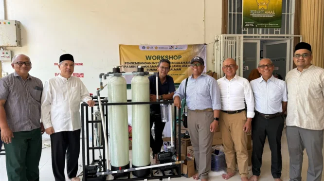 ITB Serahkan Program Air Bersih, Kemensos dan Satgas PRR Gandeng Bantuan untuk Pemulihan Pasca Banjir di Agam dan Aceh Tamiang