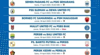 Jadwal Bola Hari Ini: Premier League, AFF U17, dan Liga Indonesia 18-19 April 2026