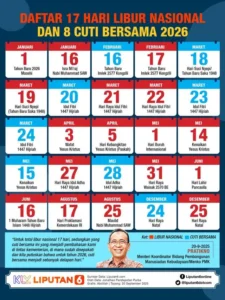 Jadwal Cuti Bersama dan Informasi Lengkap Lebaran Idul Adha 2026