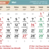 Jadwal Lengkap Tanggal Merah Mei 2026: Libur Panjang dan Cuti Bersama