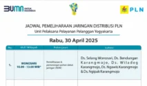 Jadwal Pemadaman Listrik Terjadwal di Yogyakarta: Rincian dan Dampak pada Rabu 1 April 2026