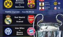 Jadwal Siaran Langsung Liga Champions UEFA Perempat Final Leg 2: Bayern Munich vs Real Madrid dan Laga Lainnya Malam Ini