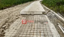 Jalan Beton Senilai Rp 2,8 M di Klino Bojonegoro Retak, Dibongkar Usai Selesai Dibangun