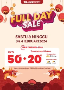 Jangan Ketinggalan! Transmart Gelar Diskon 50% + 20% Hari Ini
