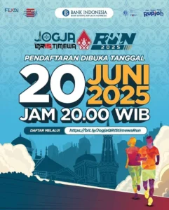 Jogja Run D‑City 2026 Digelar 24 Mei, Pendaftaran Dibuka Secara Online
