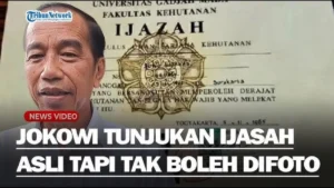 Jokowi Siap Tunjukkan Ijazah Asli Bila Perintah Pengadilan Dikeluarkan