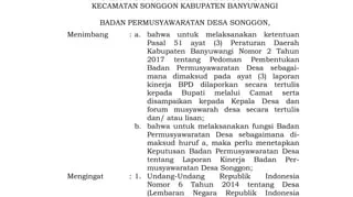 Kades Sukojati Mengundurkan Diri, Pemerintah Banyuwangi Tunda Keputusan hingga Dapat Laporan Resmi BPD