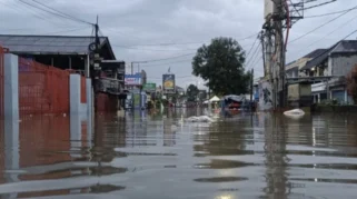 Kali di Cipayung Meluap, Dua Titik di Tangerang Selatan Terendam Banjir