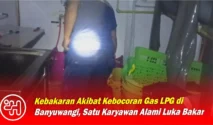 Kebakaran Dapur Barokah di Banyuwangi Luka Dua Karyawan Akibat Semburan LPG