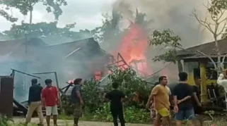 Kebakaran Rumah di Prajekan, Kerugian Puluhan Juta