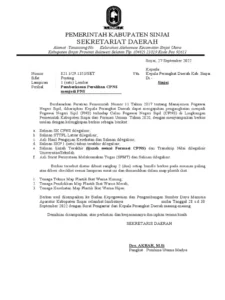 Kemenkes Klarifikasi Surat Peralihan Status Non‑ASN Menjadi CPNS, Bukan Pengangkatan