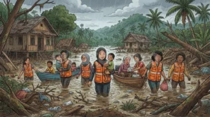 Kerusakan Lingkungan Tak Netral Gender, Beban Berat di Punggung Perempuan