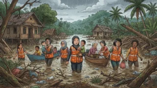 Kerusakan Lingkungan Tak Netral Gender, Beban Berat di Punggung Perempuan