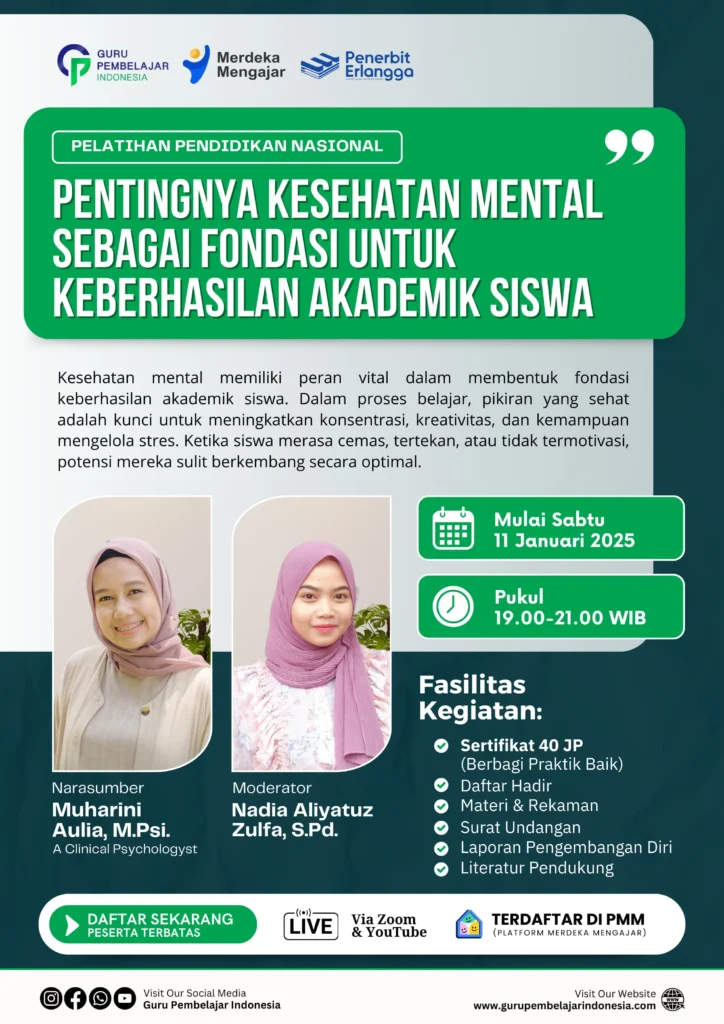 Kesehatan mental sebagai fondasi keberhasilan akademik
