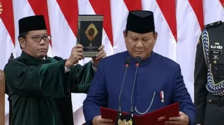 Ketua dan Anggota Ombudsman RI Baru Resmi Sumpah Janji di Hadapan Presiden Prabowo