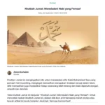 Khutbah Jumat Mengajak Umat Meneladani Persahabatan Nabi dengan Alam