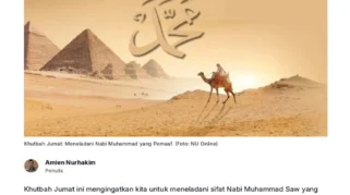 Khutbah Jumat Mengajak Umat Meneladani Persahabatan Nabi dengan Alam