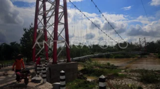 Kodim Grobogan Percepat Pembangunan Dua Jembatan Gantung Garuda di Purwodadi