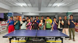 KONI Mojokerto Apresiasi Turnamen Tenis Meja Staf Khusus Kemendes 2026