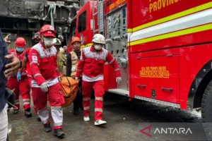 Korban Kebakaran SPBE Cimuning Meningkat Jadi 22 Orang, Empat Diantaranya Tewas