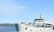 KRI Teluk Kupang-519 Tiba di Banyuwangi Dukung Kelancaran Arus Balik Lebaran