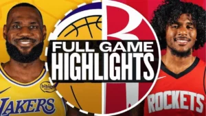 Lakers vs Rockets: Kemenangan Lakers di Game 1 Playoff NBA