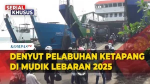 Macet Panjang di Pelabuhan Ketapang Tahan Pemudik Bawa Bayi dan Anak Kecil