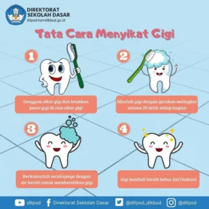 Mahasiswa KKN RPL PG PAUD Unmuh Jember Edukasikan Cara Menggosok Gigi Benar di TK ABA X Bendo, Kediri