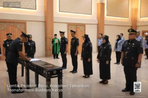 Menbud Lantik Pejabat Baru, Tekankan Program Kerja Jelas dan Terukur