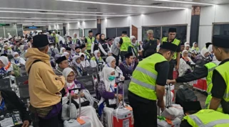 Menhaj Lepas Keberangkatan 391 Jemaah Haji Kloter Pertama Tahun 1447 H/2026