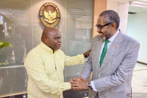 Menhan RI Terima Kunjungan Dubes Sudan, Perkuat Kerja Sama Bilateral