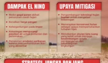 Menteri Pertanian Percepat Lima Strategi Utama Mitigasi Kekeringan Hadapi El Nino