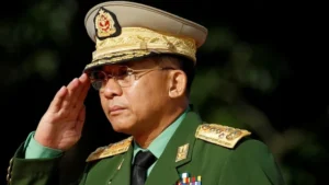 Min Aung Hlaing Resmi Dilantik Sebagai Presiden Baru Myanmar