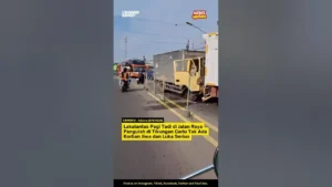 Mobil Mahasiswi Tabrak Dump Truck di Tikungan Labanasem, Tidak Ada Korban Jiwa