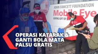 Munir Tempuh Ribuan Kilometer dari Kalimantan ke Banyuwangi untuk Program Bola Mata Palsu Gratis