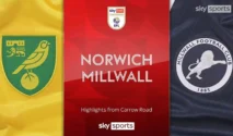 Norwich City Balikkan Kekalahan, Menang 2-1 atas Millwall di The Den