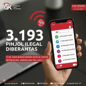 OJK Blokir 953 Platform Pinjaman Online Ilegal hingga Maret 2026