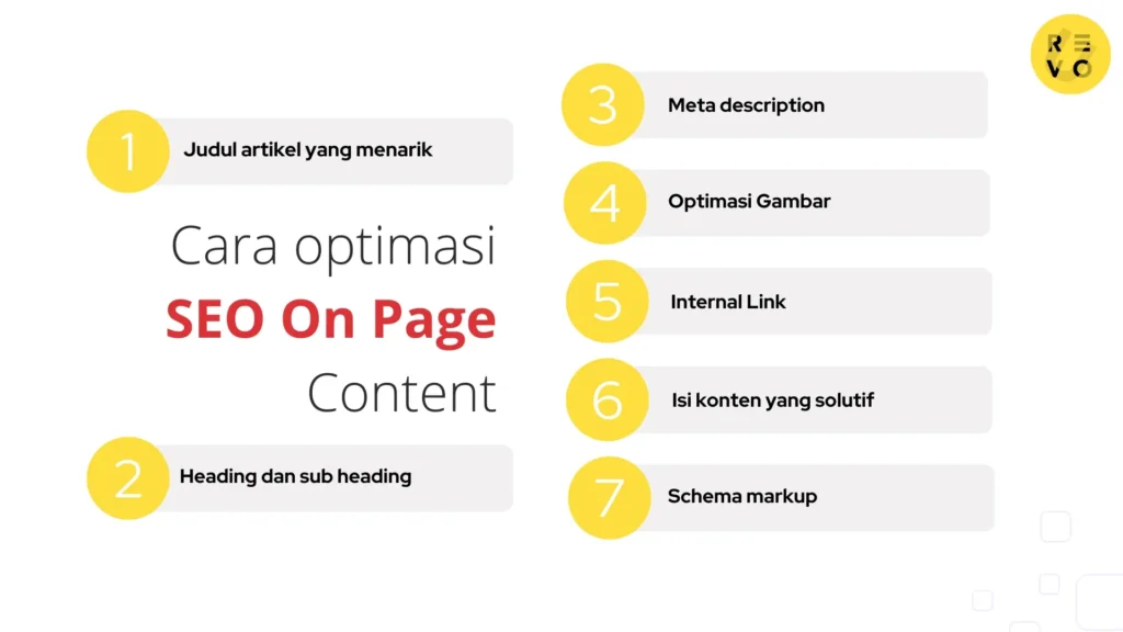 On-Page SEO: Optimasi Konten dan Struktur