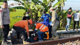 Pejalan Kaki Tertabrak KA Ranggajati di Sumberbaru Jember