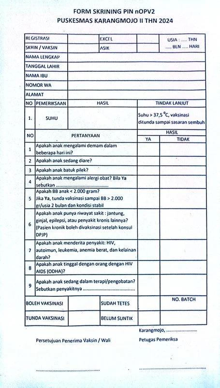 Pemeriksaan Rutin dan Skrining