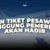 Pemerintah Tanggung PPN Tiket Pesawat Ekonomi Selama 60 Hari, Harga Tetap Terkendali