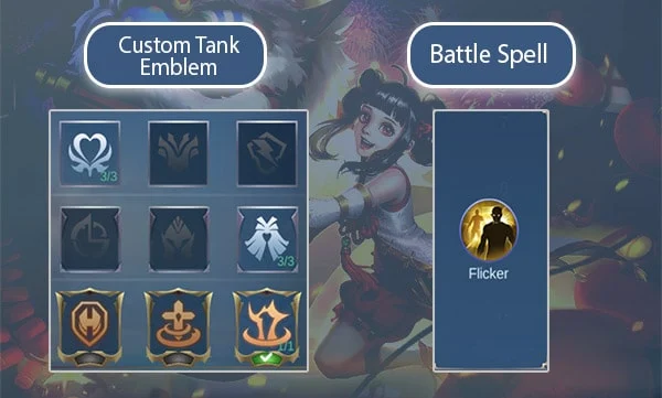 Pemilihan Emblem dan Battle Spell yang Mendukung