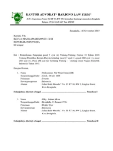 Pemohon Uji Materiil KUHAP Bertambah, Perkuat Dalil Diferensiasi Advokat dan LBH di MK