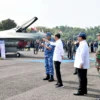 Pengawalan Udara Presiden Prabowo oleh Empat F-16 dan Dua T-50 di HUT ke-80 TNI AU