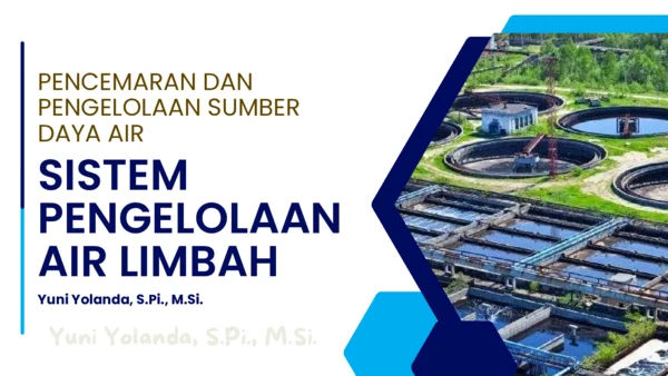 Pengelolaan Sumber Daya Air dan Limbah