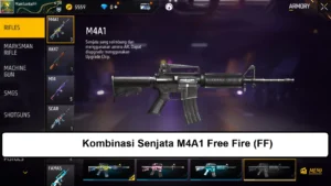 perbandingan senjata AK dan M4A1 di Free Fire