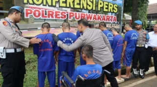 Polisi Purwakarta Tangkap Pelaku Pengeroyokan yang Menewaskan Pemilik Hajatan, Yogi Iskandar