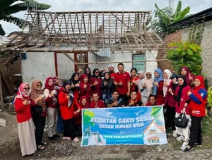 Polresta Banyuwangi Lakukan Bedah Rumah untuk Warga Terdampak Bencana di Bulusan